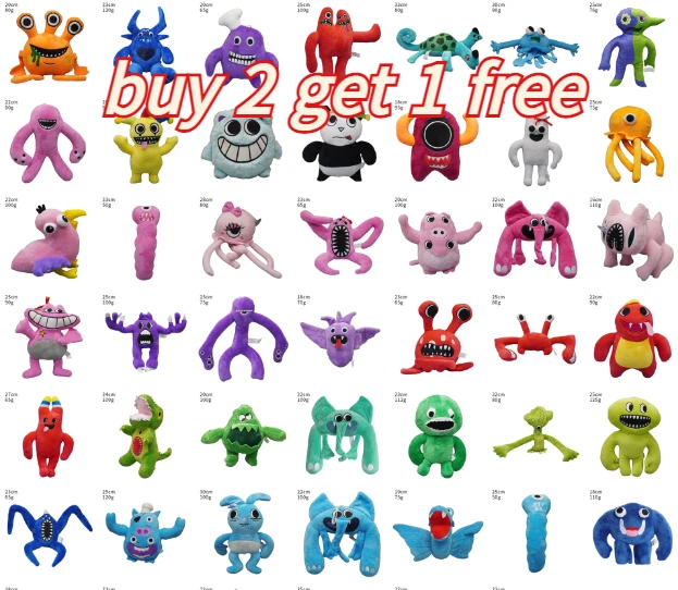 Garden Of Banban Plush Toy Jester Tall Victor Nabnab Evil Mascot Soft Toy Doll