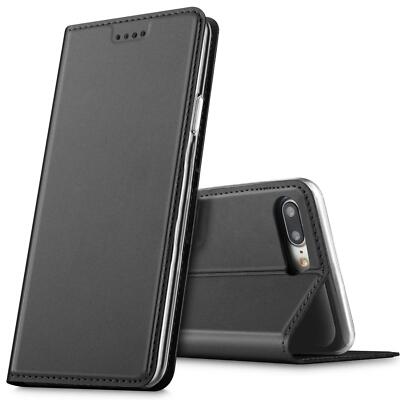 Flip Case Für Apple iPhone 7 8 Plus Schutz Hülle Handy Tasche Klapphülle Slim
