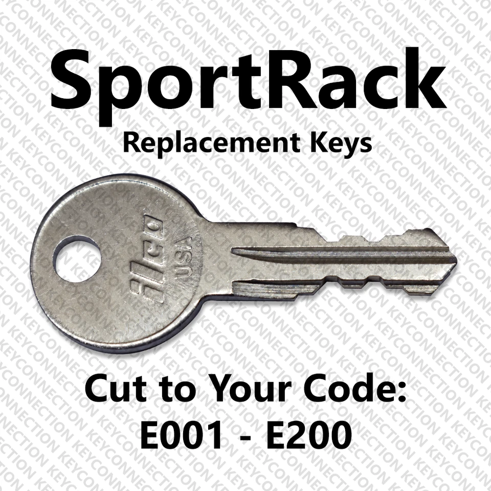 SPORT RACK SportRack Roof Rack Replacement Key Cut to Your Code E001 - E200