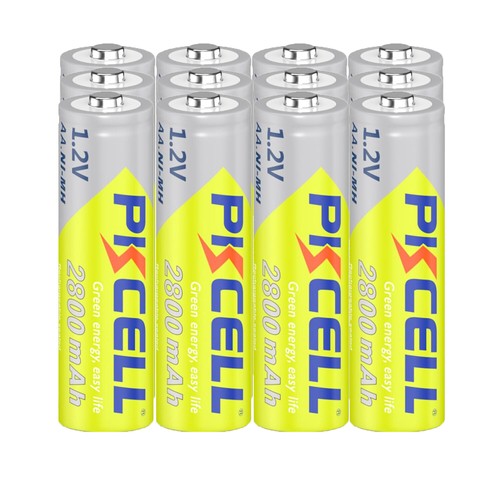 PKCELL Lot AA AAA Rechargeable Batteries 2800mAh 1100mAh NI-MH 1.2V Battery - Picture 4 of 15