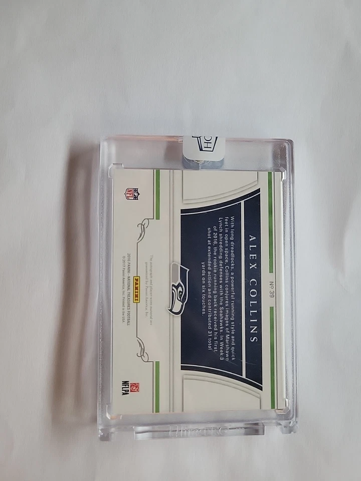 National Treasure Alex Collins Rookie Colossal Signature - Image 2 of 4