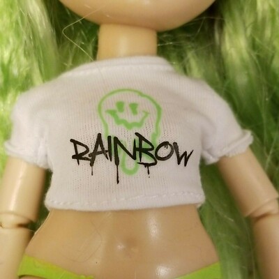 Rainbow High Winter Break Jade Hunter Replacement Shirt Top Rainbow White 