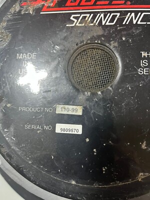 Apogee Sound 18” Speaker #110-99 | eBay