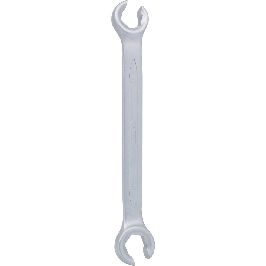 Chiave A Forchetta Doppia KS Tools 517.0751 – Misura 12x14 Mm, Cromata Opaca, Acciaio Cromo-vanadio DIN 3110