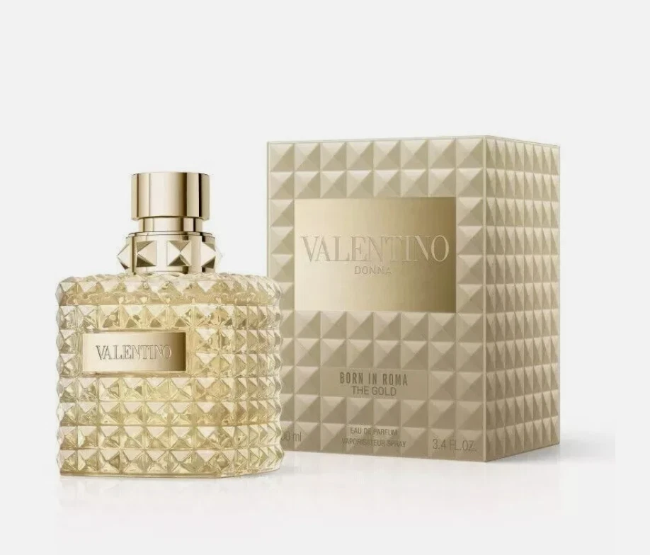 Valentino Born in Roma The Gold Donna Eau de Parfum Women 3.4oz/100ml New in Box - Image 1 of 4