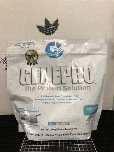 Genepro Protein Powder 60 Servings 660g Bag New Expiration Feb 2026 | eBay