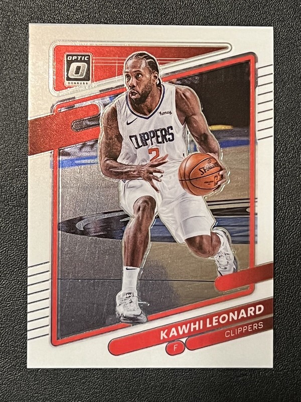 Kawhi Leonard 2021-22 Panini Donruss Optic Basketball #145 Los Angeles Clippers