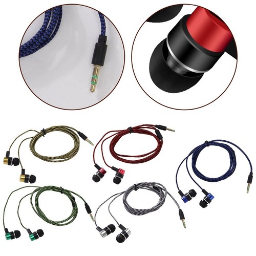 Professional Wired Headphones Enhanced Bass Stereo Earbuds for Mobile