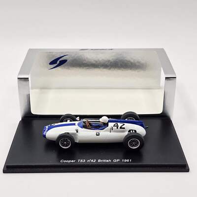 Spark Cooper T53 #42 Masten Gregory British GP 1961 Maßstab 1:43 S3513