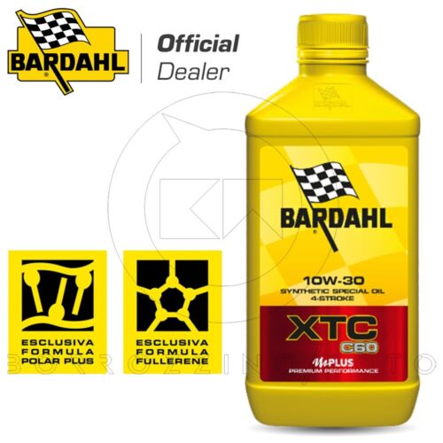 1 Lt OLIO SINTETICO MOTO 4T BARDAHL XTC C60 10w30 JASO MA2 FULLERENE POLAR PLUS - Bild 1 von 1