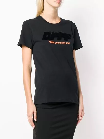 Off White WILL YOU MARRY ME T SHIRT eBay