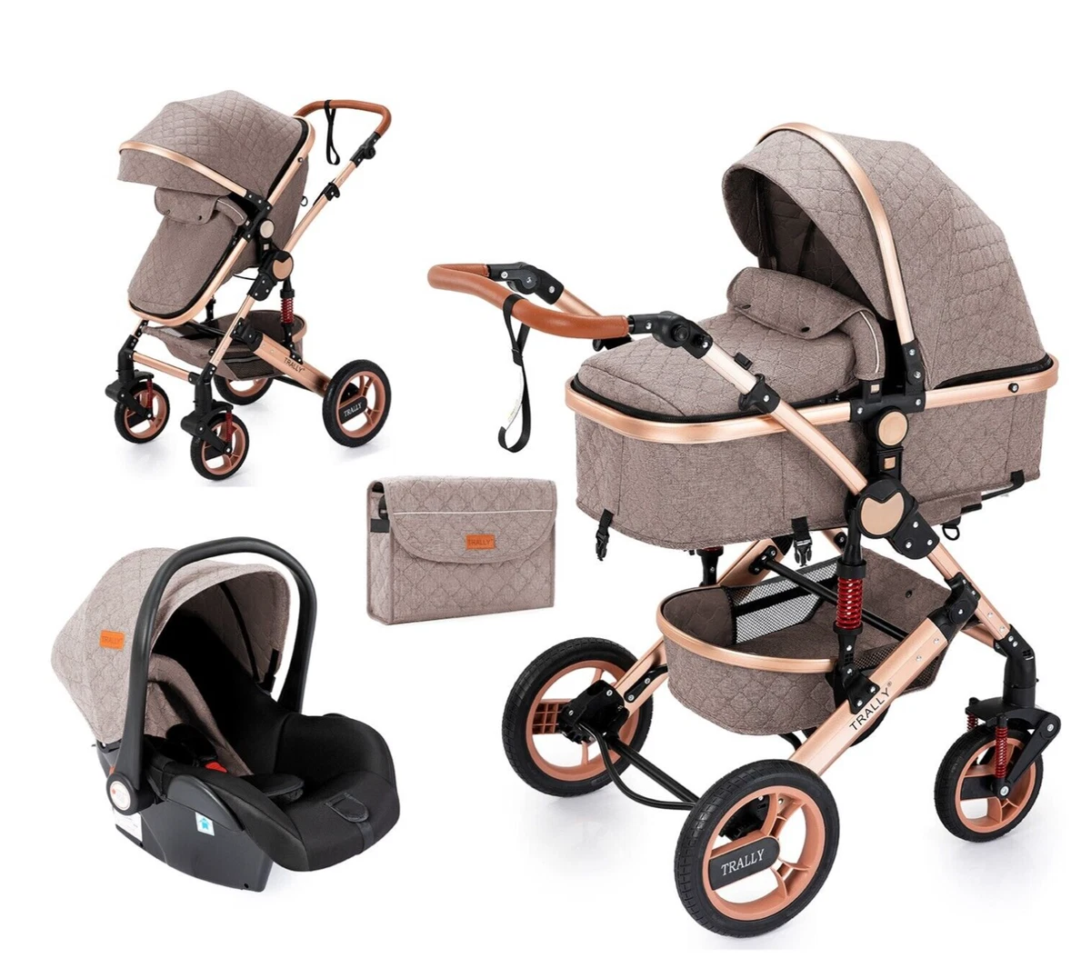 kinderwagen mit kissen Kinderkraft LOOM Kompakter und leichter Buggy, automatisches Zusammenk main image 1