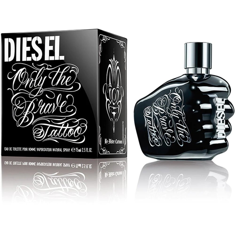 Diesel Only The Brave Tattoo Eau de Toilette for Men 2.5 fl. oz