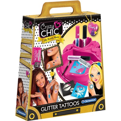 Clementoni Basteln Glitzer-Tattoos