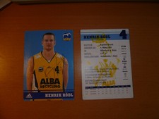 Autogrammkarte von Henrik R&ouml;dl bei Alba Berlin original signiert, 7,5 x 10,5 cm