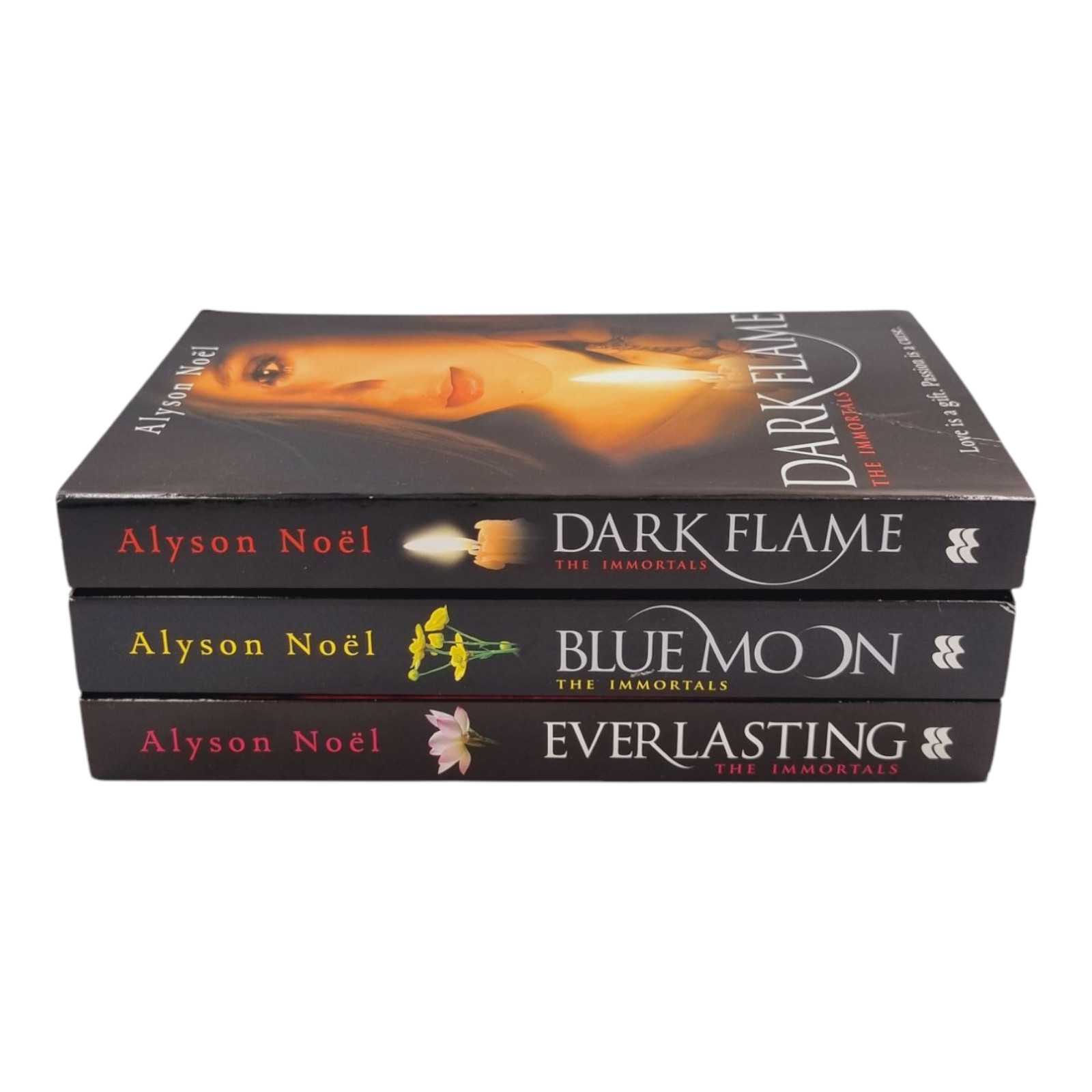 Alyson Noel The Immortals x3 Books Bundle Paperback Set Fiction Novel