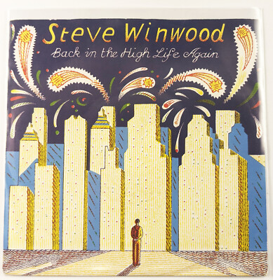 7'' - STEVE WINWOOD - Back in the High Life again - Island Rec. 1987 ! nm