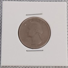 1977 Washington Quarter No Mint Mark Missing Mint Mark 25 Cents 2x2 Mylar Flip