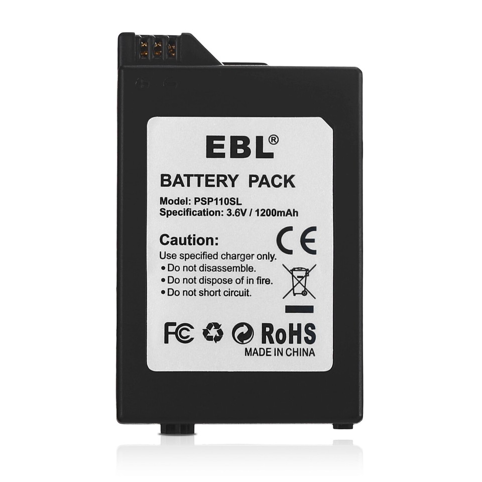 Rechargeable Replacement Battery 1200mAh For Sony PSP Slim 2000/2001