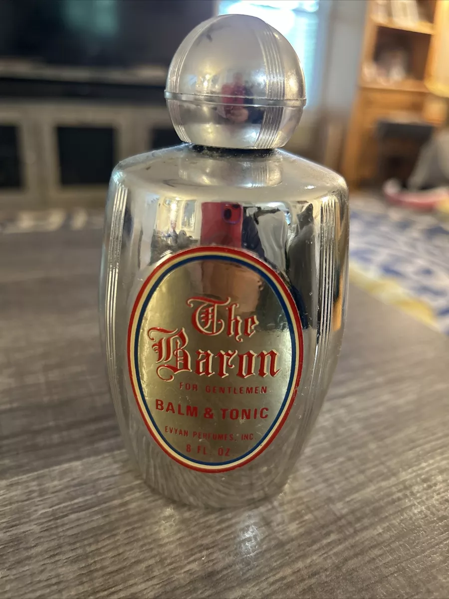 VINTAGE EVYAN THE BARON FOR GENTLEMEN COLOGNE 8OZ RARE 80