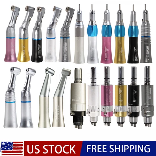 Dental low speed handpiece straight/ contra angle/ air motor 4/2H NSK E-type OR - Picture 2 of 43