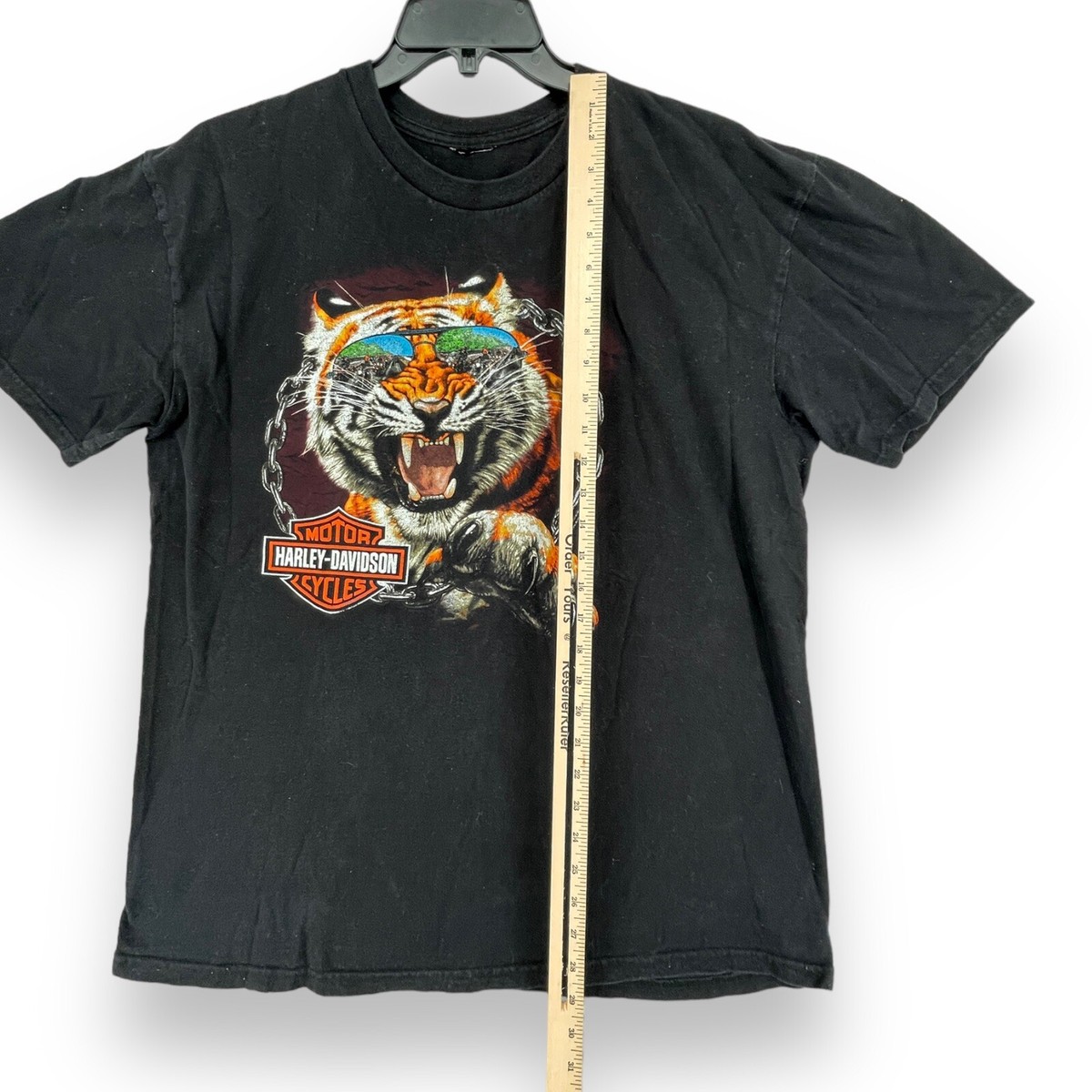 Vintage Harley Davidson Motorcycle Tiger Tee Size XL Newport, OR