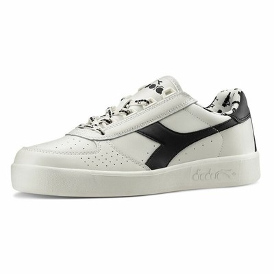 diadora b elite white black