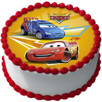 Cars Lightning McQueen Essbar Tortenaufleger NEU Geburtstag Party Deko dvd 1 2 3