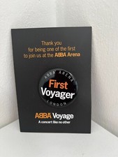 ABBA Voyage Concert London Limited Edition Mounted 'First Voyager' Badge