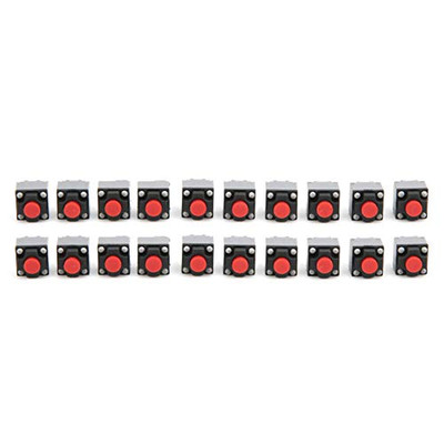 20 Stücke 6x6x7,3mm Tactile Push Button Mikroschalter Wasserdicht Momentary Tact