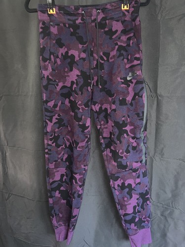 Nike tech Camo Purple pants small boys - Picture 2 of 6