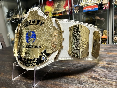 WWF White Winged Eagle Championship replica cintura releatered WWE figure T con borsa - Foto 3 di 19