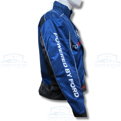 Ford Performance Blue Automotive Racing Windbreaker Jacket
