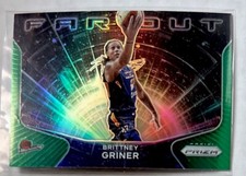 2021 Panini WNBA Prizm BRITTNEY GRINER #3 FAR OUT GREEN PRIZM MERCURY