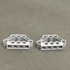 Lego 32333 28840 Light Blue Gray Replacement Add-on Pieces Parts Lot of 2