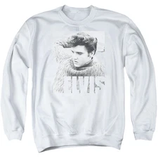 ELVIS PRESLEY RELAXING Licensed Adult Pullover Crewneck Music Sweatshirt SM-3XL