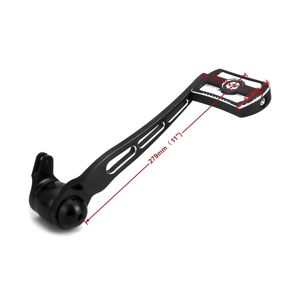 Brazo de freno palanca de cambios clavijas cabeza calavera apto para Harley Touring Flht Flhr 14-19 Foto 2 de 2