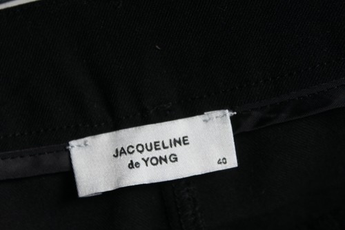 Jacqueline De Yong Womens Front Button A Line Skirt - Black - Size 12 (g14) - Picture 3 of 3