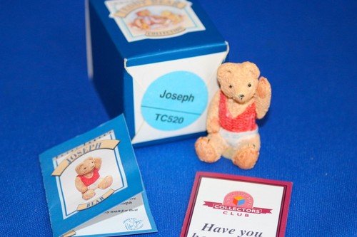 Vintage Peter Fagan Colour Box Hand painted Ceramic Bear TC520 Joseph Boxed - Picture 2 of 11