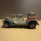 Hot Wheels Red Line 1970 Special Delivery Diecast Car 1:64 Blue  U.S. Mail