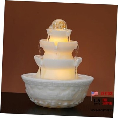 Tabletop Water Fountain - Desktop Waterfall Fountain Indoor Tabletop L2438
