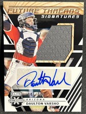 2020 Elite Extra Edition Future Threads Signatures Daulton Varsho RC Auto /293