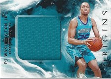 2019-20 Panini Origins Rookie Jumbo Jersey Turquoise #9 PJ Washington Jr /25 BSK