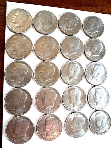 1976 Bicentennial 50 cents roll UNC