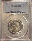 PCGS 1961 Washington Silver Quarter PR66