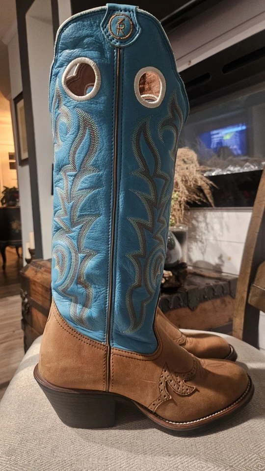 Botas de Vaquero Tony Lama Buckaroo para Mujer 8.5B RR2002L MinFlaw Foto 4 de 4