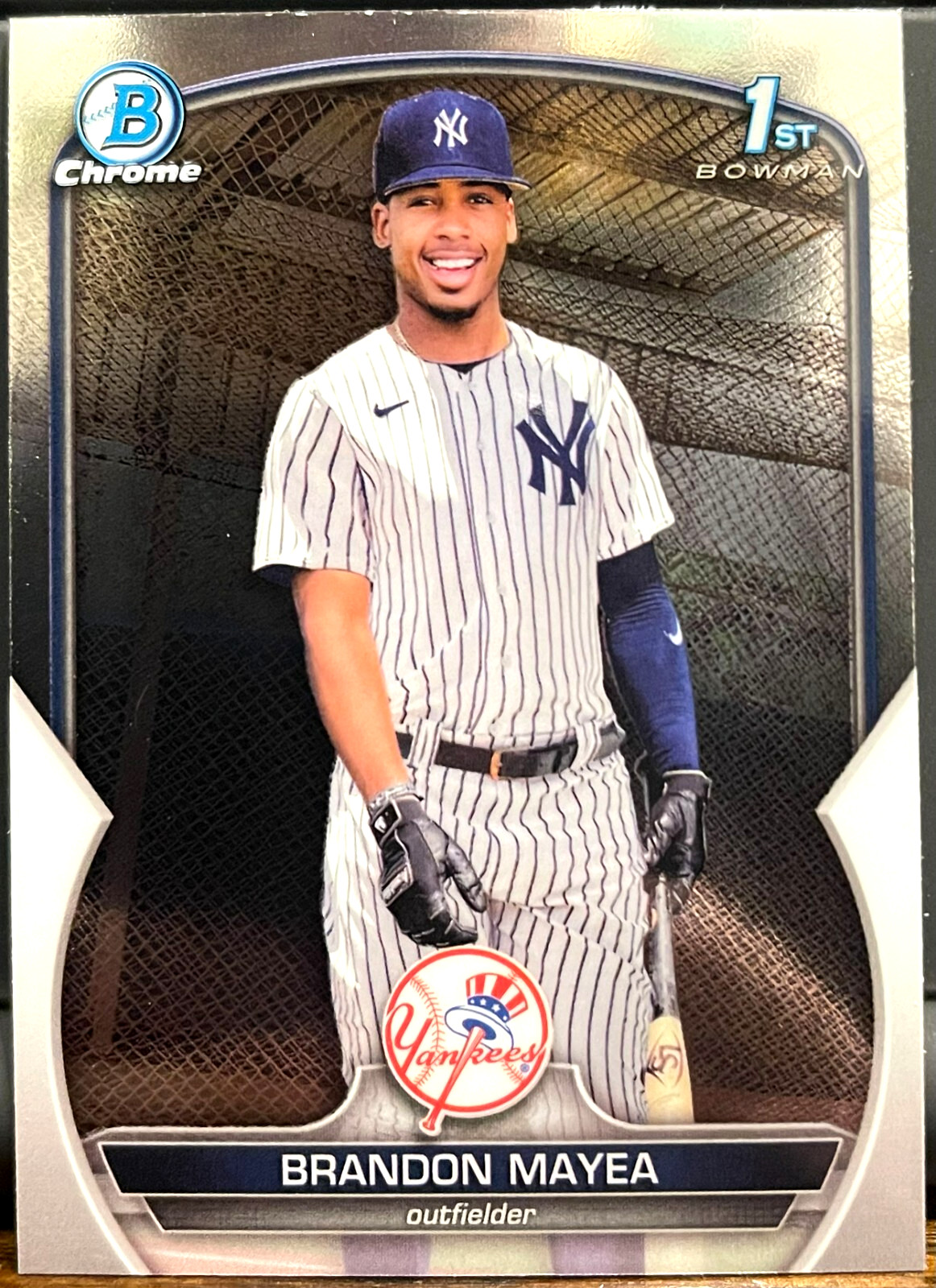 2023 Bowman Chrome Prospects #BCP188 Brandon Mayea RC New York Yankees