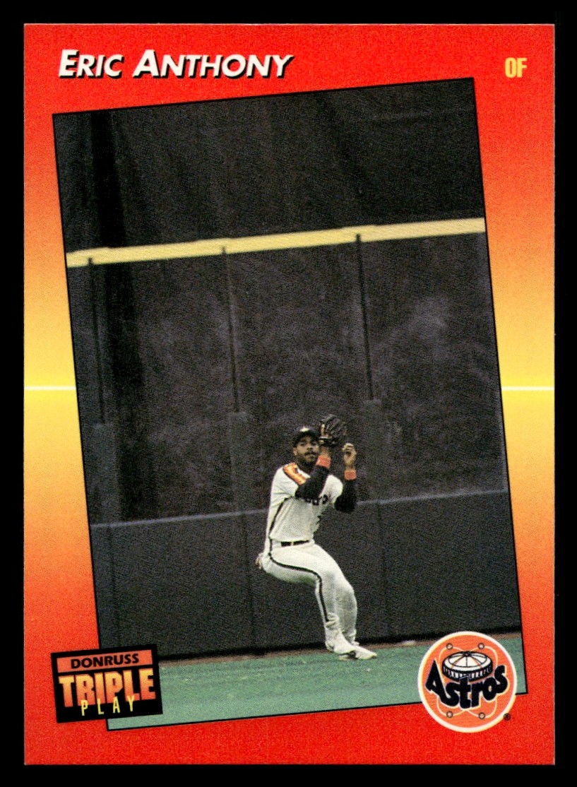 1992 Triple Play Eric Anthony #18 Houston Astros