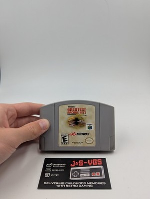 Greatest Arcade Hits Vol. 1 Nintendo 64 N64 Game Cartridge Only #6 Tested