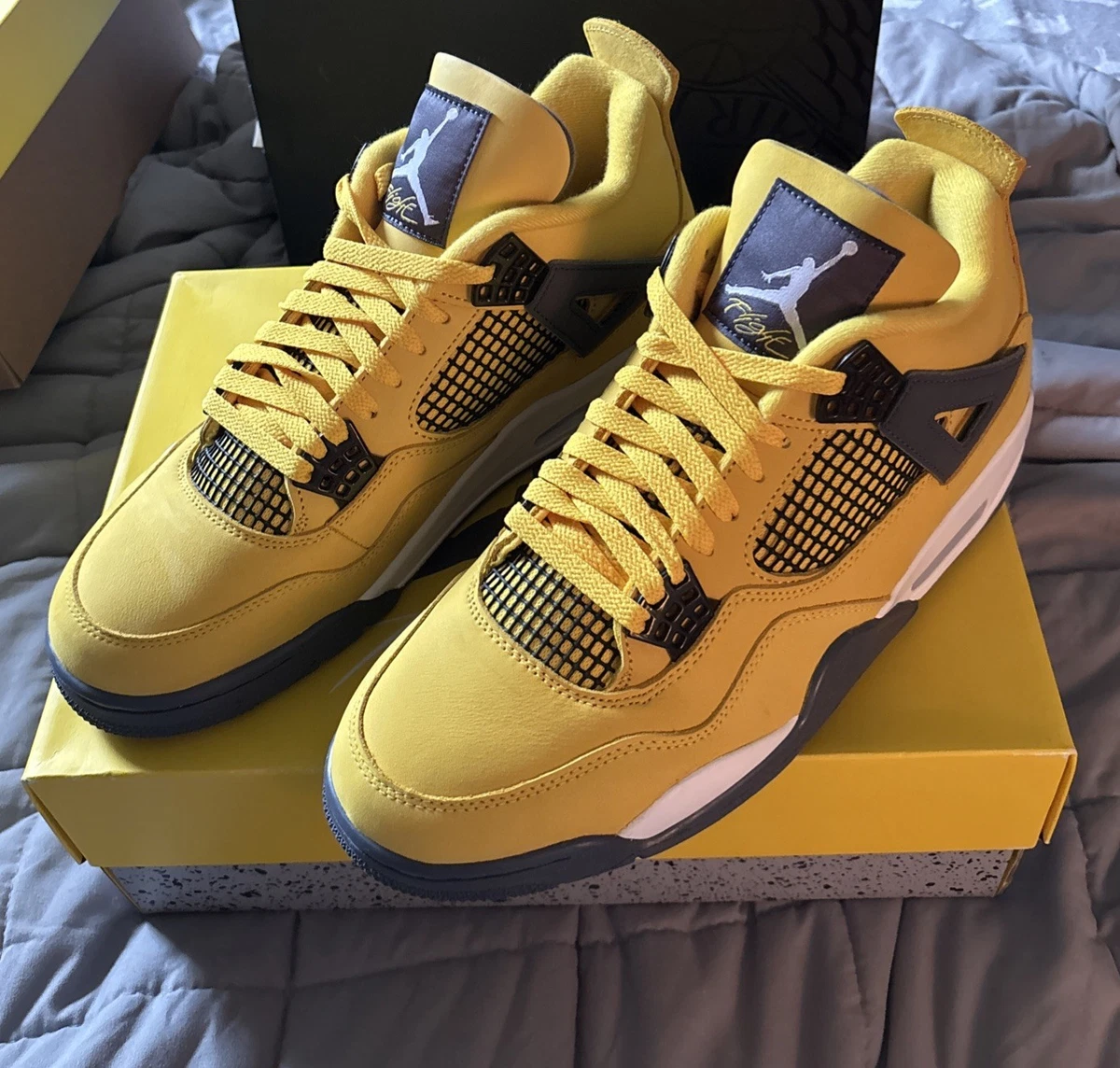 Jordan 4 Retro Mid Lightning for Sale | Authenticity Guaranteed | eBay